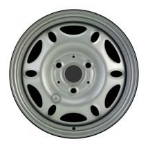 Alcar - Jante tôle 15 pouces - 3 Trous - 4x15 3x112 ET27 AL57 argent