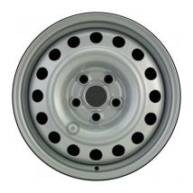Alcar - Jante tôle 16 pouces - 5 Trous - 6x16 5x112 ET53 AL57 argent