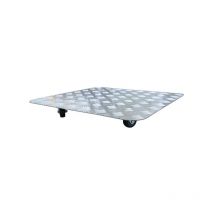 Jany France - Support de pots - aluminium - à roulette - 40x40 cm