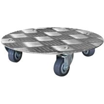 Jany France - Support de pots - aluminium - à roulette - diamètre 30 cm