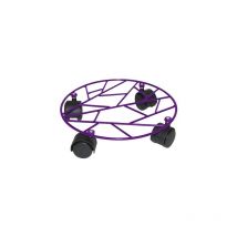 Jany France - Supports de pots - Trolleys - métal - oxford dia - 25 cm - aubergine