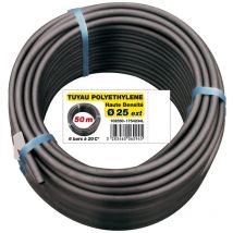 Tuyau d'arrosage Enterré Couronne de pe hd Jardibric Ø25 50m 6 Bars