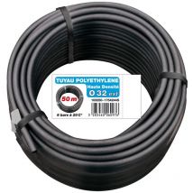 Tuyau d'arrosage Enterré Couronne de pe hd Jardibric Ø32 50m 6 Bars