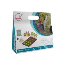 Jardibric - Kit Complet d'Arrosage Goutte à Goutte avec Pompe Solaire Programmable : Débit de 26 L/h Aspiration Verticale Max de 2m 15m de Tuyau