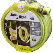 Tuyau d'Arrosage Jardibric Super Light Anti Torsion 15 m Ø15 avec Raccord