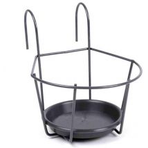Blumentopfhalter zum Einhängen grau, ø 16 cm
