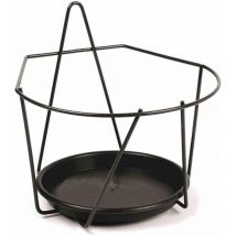 Wand-Blumentopfhalter ø 22 cm, schwarz