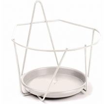 Wand-Blumentopfhalter ø 22 cm, weiß