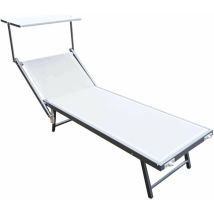 Magazzini Cosma - Jardin en aluminium et Textilene Ravenne White - White