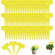Jardin Étiquettes 100Pcs Plant Étiquettes Étiquettes en Plastique Étiquettes Jardin Plastique pour Plantes Succulentes, Plantes en Pot Et Légumes