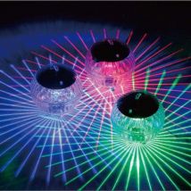 jardin piscine Lampe solaire flottante à changement de couleur Magic Ball - Lumière solaire pour bassin de piscine (lumière colorée)