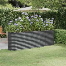 Langray - Furniture Limited - Jardinera arriate acero recubierto polvo