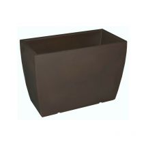 Jardinera alta Génesis 100 cm - Chocolate