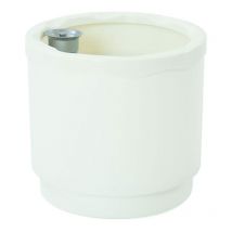 Plastiken - hidrojardinera color blanco Ø22cm