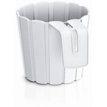 Tresice France - Prosperplast Boardee Hook 1,4L., Pot de fleurs pour balcon Blanc 144x212x130 mm - Blanc