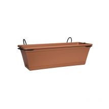 Florus - jardinera balcon+bandeja tierra - 60 cm