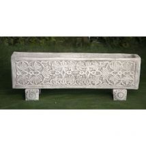 Anaparra - Jardinera clásica de hormigón Asturias 70x26x36cm.