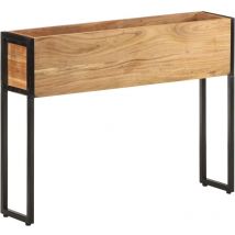 Furniture Limited - Jardinera de madera maciza de acacia 90x20x68