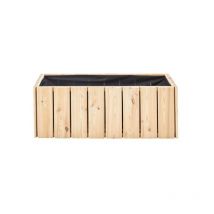 Cerland - jardinera de madera rectangular balcon 71 x 28 x 28 cm - 5519