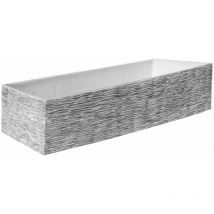 Anaparra - Jardinera Pacífico 60x17x19cm. de Homigón Piedra aligerado Gris