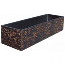 Anaparra - Jardinera Pacífico 60x17x19cm. de Homigón Piedra aligerado Óxido