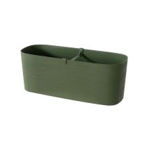 Teraplast - Jardinera Paros Eco Green 50 cm - Verde Bosque