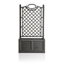 Bama - Jardinera Pvc Rectangular 'Separe' 80 x 42,5 x h 150 Cm Lt.120 Hierro