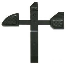 Arrêt Acier Prépeint, H.230 x P.20 Mm