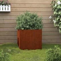 Jardinière 32x30x29 cm acier corten