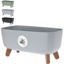 Jardinera 4 jambes 39x19,5x22 cm Surt