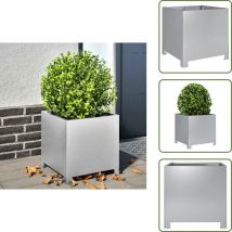 Vidaxl - Jardinière 40x40x40 cm acier inoxydable - Jardinière - Jardinières - Planteur - Jardinière D'extérieur