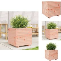 Jardinière 50x50x49,5 cm bois massif de douglas - Jardiniered'extérieure - Jardinière Bois - Pot De Fleurs Extérieur - Jardinière Design - Jardinière