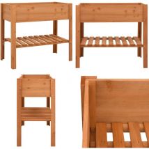 Jardinière 88x43x80 cm Bois de sapin - Jardinier - Plante - Supports Pour Plantes - Meuble Extérieur - Rangement Intérieur - Home & Living