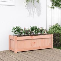 Lafomukea - Jardinière 90x31x31 cm bois massif douglas