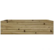 Jardinière 90x60x23 cm bois de pin imprégné