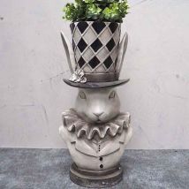 Chehoma - Jardinière buste lapin 22x21x46cm