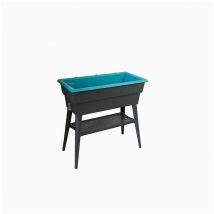 Jardiniere Calipso MAXI 40L Gris/Turquoise