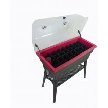 Mv Industrie - Jardinière 40L à pieds amovibles Calipso Combi - Cerise