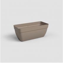 Jardiniere capri campana xl - Plastique - 80 cm - Taupe Artevasi