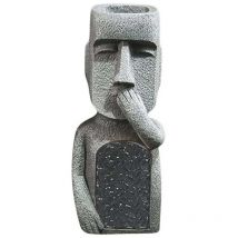 Asir Group Llc - Jardinière Moai en polyrésine Ne parle pas