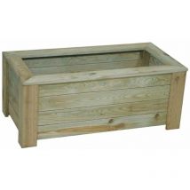 Jardinière rectangulaire Iris 100