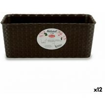 Stefanplast - Pot de fleurs plastic 13 x 11 x 28,5 cm (12 pcs.)