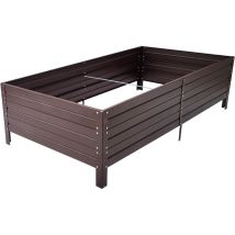 Jardinière Surélevée Klasika Garden, Revêtement Par Poudrage, Marron Ral8017 150x75x30