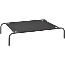 Jardinière,Lit surélevé pour chien Noir S Textilène CFW18660