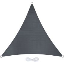 Jardinion - Auvent triangulaire - 3 x 3 x 3m, Gris