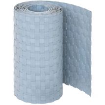 Sichtschutzstreifen Rattan Optik - 250 x 19cm Hellgrau