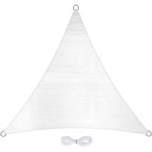 Jardinion Sonnensegel Dreieck - 3 x 3 x 3m, Weiß