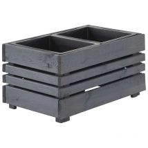 Jardinière en bois lasuré Geteborg