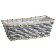 Jardinière en osier 37 cm