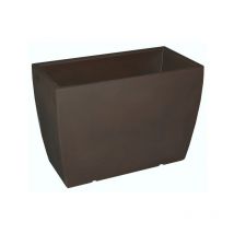 Jardinière haute Genesis 100 cm - Chocolat